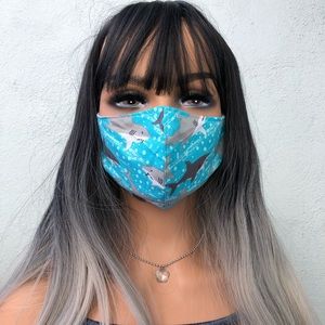 Beautiful Unique Handmade Masks ✨ Shark drop 🦈🏝